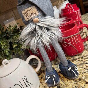 Adorable BUT FIRST COFFEE Gnome